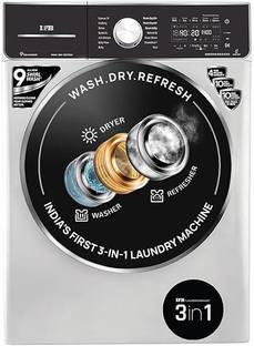 IFB 8.5/6.5 kg Washer with Dryer with In-built Heater Silver