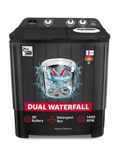 Thomson 8.5 kg 5 Star Aqua Magic with Double Waterfall, Detergent Box, 3D Rollers Technology, Magic Fi...