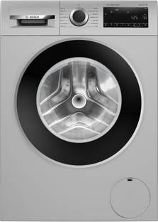 BOSCH 10 kg Fully Automatic Front Load Washing Machine with In-built Heater Silver