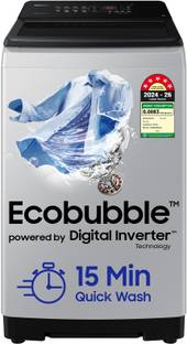 Samsung 8 kg 5 star, Ecobubble, Soft Closing Door, Digital Inverter Fully Automatic Top Load Washing M...