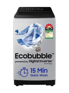 Samsung 8 kg 5 star, Ecobubble, Soft Closing Door, Digital Inverter Fully Automatic Top Load Washing M...