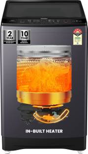 Haier 10.5 kg Fully Automatic Top Load Washing Machine with In-built Heater Silver