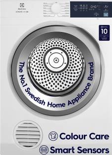 Electrolux 8.5 kg Smart Sensors, Colour Care,Venting Dryer with Reverse Tumbling, White,UltimateCare 300, Dryer White