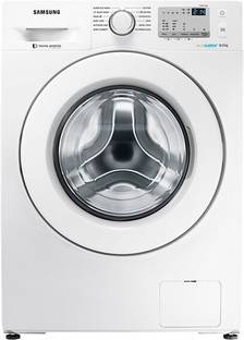 Samsung 8 kg Fully Automatic Front Load Washing Machine with In-built Heater White