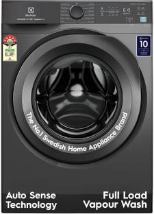Electrolux 10 kg Fully Automatic Front Load Washing Machine with In-built Heater Grey, Silver