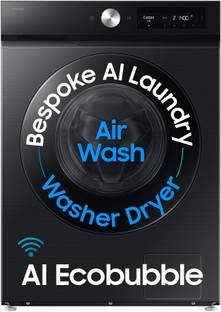 Samsung 12/7 kg Washer with Dryer 5 Star, AI EcoBubble, AI Control, AI Energy Mode, Air Wash, Super Sp...
