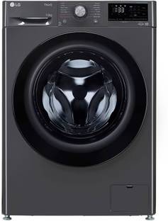 LG 10 kg Fully Automatic Front Load Washing Machine with In-built Heater Black
