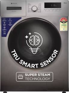MOTOROLA 8 kg Digital Inverter, Super Steam Technology with In-built Heater Grey (MTFL805NHNJG) Fully ...