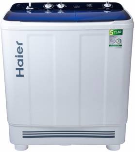 Haier 9 kg Semi Automatic Top Load Washing Machine White, Blue