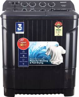 Admiral 8 kg Semi Automatic Top Load Washing Machine Black