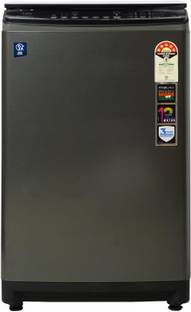 Voltas Beko 7 kg Fully Automatic Top Load Washing Machine Grey, Black