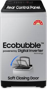 Samsung 8 kg 5 star, Ecobubble, Soft Closing Door, Digital Inverter Fully Automatic Top Load Washing M...
