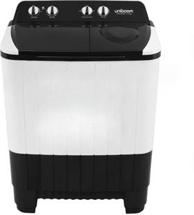 Uniboom 7 kg Semi Automatic Top Load Washing Machine Black, White