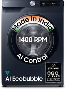 Samsung 12 kg 5 Star, AI Control, AI Ecobubble, Super Speed, Wi-Fi, Hygiene Steam, Digital Inverter Mo...