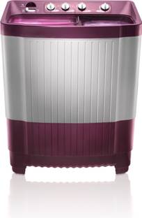 MarQ by Flipkart 8.5 kg Semi Automatic Top Load Washing Machine White, Maroon