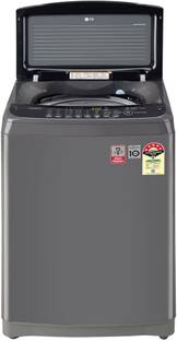 LG 7 kg Fully Automatic Top Load Washing Machine with In-built Heater Black