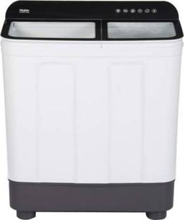 Haier 8.5 kg Semi Automatic Top Load Washing Machine Black, White