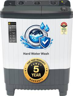 realme TechLife 8 kg Semi Automatic Top Load Washing Machine Grey, White