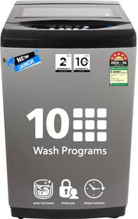 Midea 8.5 kg Fully Automatic Top Load Washing Machine Grey