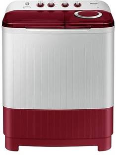Samsung 8 kg Semi Automatic Top Load Washing Machine White, Red