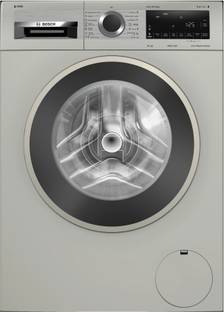 BOSCH 10 kg Fully Automatic Front Load Washing Machine with In-built Heater Silver