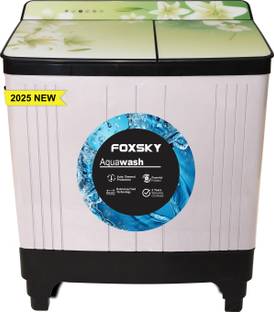 FOXSKY 11 kg Semi Automatic Top Load Washing Machine Grey