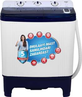 Intex 7 kg With Lint Filter, Buzzer, Castor Wheel with pad, Collar Scrubber ,Transparent Lid Semi Auto...