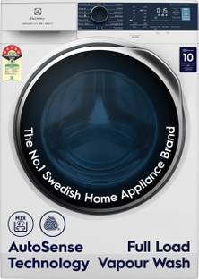Electrolux 8 kg 5 Star EcoInverter, 40C Vapour Wash,UltimateCare 300 Fully Automatic Front Load Washing Machine White