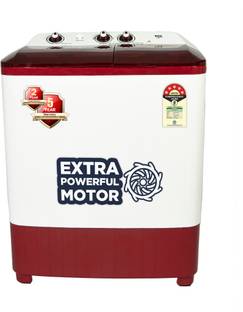 TCL 7 kg 5 Star with Extra Powerful Motor Lint Filter, Fast Dry Semi Automatic Top Load Washing Machine White