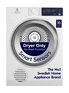 Electrolux 8.5 kg Smart Sensors, Colour Care,Venting Dryer with Reverse Tumbling, White,UltimateCare 3...
