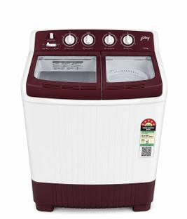 Godrej 7.5 kg Semi Automatic Top Load Washing Machine Maroon, White