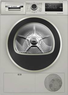 BOSCH 8 kg Dryer with In-built Heater Silver
