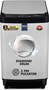 MarQ by Flipkart 6.5 kg Fully Automatic Top Load Washing Machine Grey