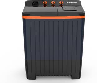 BLACKWAVE 8.5 kg Semi Automatic Top Load Washing Machine Blue, Black