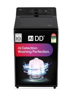 LG 10 kg Fully Automatic Top Load Washing Machine Black