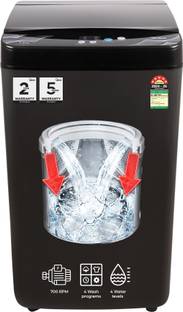 Midea 7.5 kg Fully Automatic Top Load Washing Machine Black