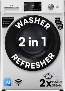IFB 9 kg 5 Star with Steam Refresh program, 9 Swirl Wash, Eco Inverter, with AI Fully Automatic Front ...