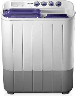 Samsung 7.2 kg with Double Storm Technology Semi Automatic Top Load Washing Machine White