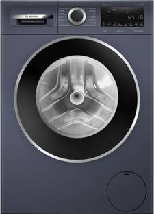 BOSCH 8 kg Fully Automatic Front Load Washing Machine with In-built Heater Blue