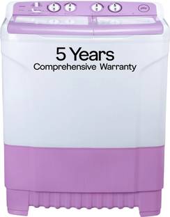 Godrej 8 kg Semi Automatic Top Load Washing Machine White, Purple