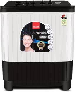 Summercool 8.5 kg Semi Automatic Top Load Washing Machine White, Black