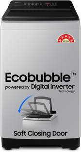 Samsung 8 kg 5 star, Ecobubble, Soft Closing Door, Digital Inverter Fully Automatic Top Load Washing M...