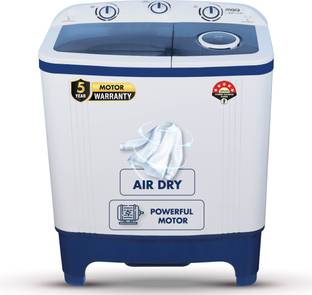 MarQ by Flipkart 7 kg 5 Star Rating Innowash Range Semi Automatic Top Load Washing Machine Blue, White