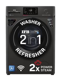 IFB 7 kg with 9 Swirl Wash, 2x Power Steam, 30 Min Steam Refresh Program, Eco Inverter Motor, WiFi Ena...