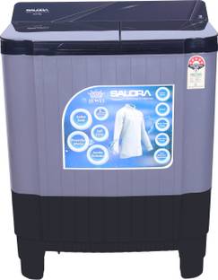 Salora 10.5 kg Semi Automatic Top Load Washing Machine Grey, Black