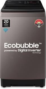 Samsung 7 kg 5 star, Ecobubble, Wi-Fi, Digital Inverter, Fully Automatic Top Load Washing Machine Brown