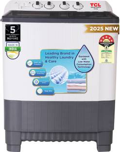 TCL 8.5 kg 5 Star with Extra Powerful Motor, Magic Filter and Fast Dry Semi Automatic Top Load Washing...
