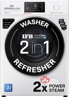 IFB 8 kg with 9 Swirl Wash, 2x Power Steam, 30 Min Steam Refresh Program, Eco Inverter Motor, DeepClea...