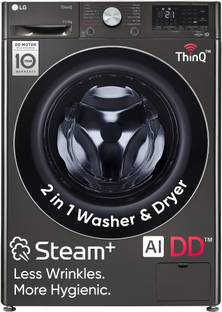 LG 11 kg Fully Automatic Front Load Washing Machine Black, Grey