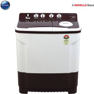 Lloyd by Havells 7.5 kg Semi Automatic Top Load Washing Machine Maroon, White